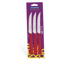 Set 3 cutite, Tramontina, gama New Kolor