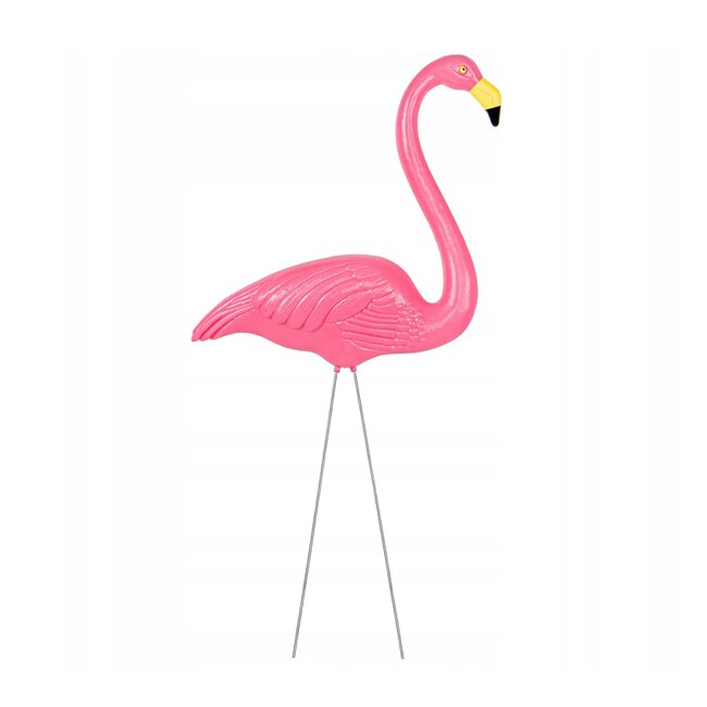 Flamingo ornament gazon pentru Curte sau Gradina, inaltime 85cm, roz