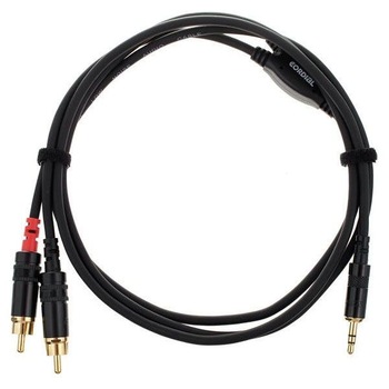 Cablu Audio Cordial CFY 3 M RCA - Jack 3.5 mm Cablu Audio Cordial CFY 3 M RCA - Jack 3.5 mm