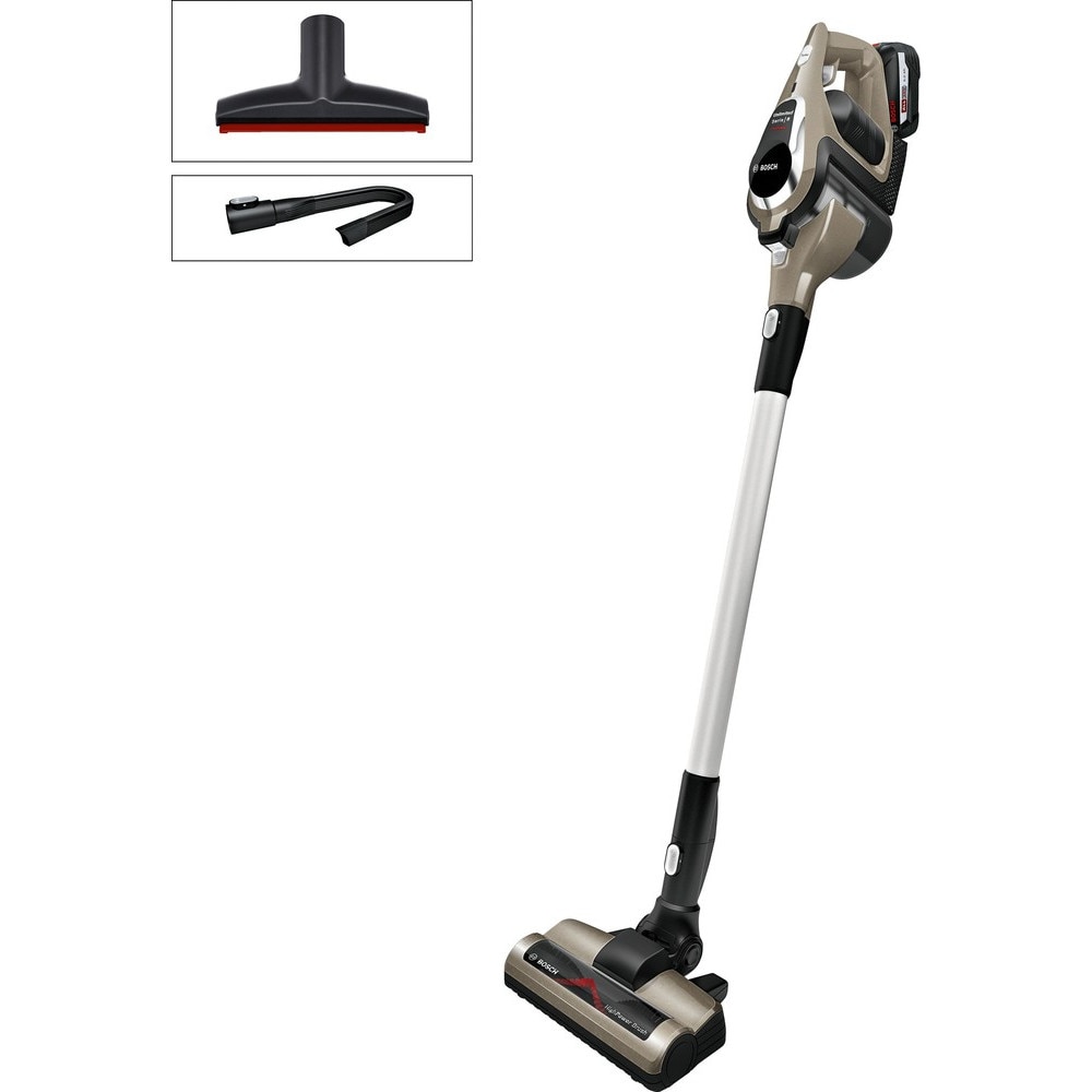 Aspirator vertical BOSCH BSS1A114, 2 in 1, 18 volti, 40 min, gri