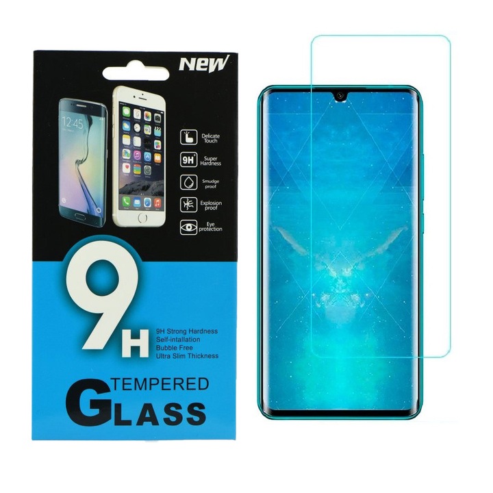 Xiaomi Mi Note 10 / Note 10 Pro / Note 10 Lite kompatibilis üvegfólia, előlapi, edzett