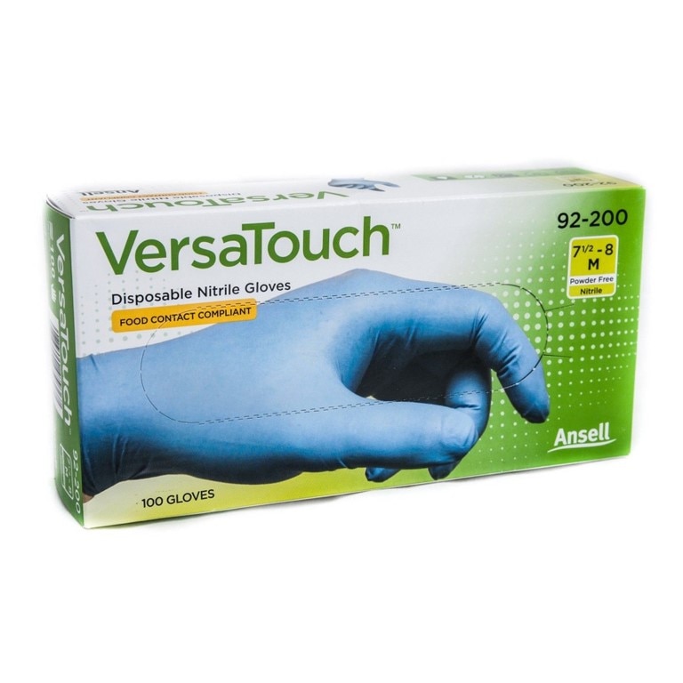 Manusi de protectie de unica folosinta Ansell Versatouch 92-200, marimea 6-7 (S), 100 buc