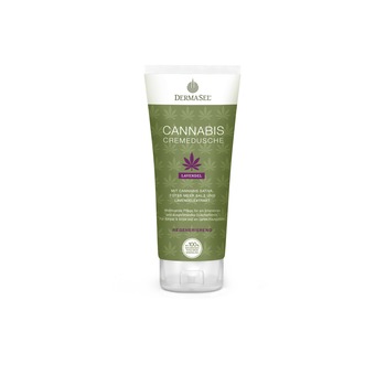 Crema de dus cu cannabis, lavanda si minerale Dermasel 200 ml Crema de dus cu cannabis, lavanda si minerale Dermasel 200 ml
