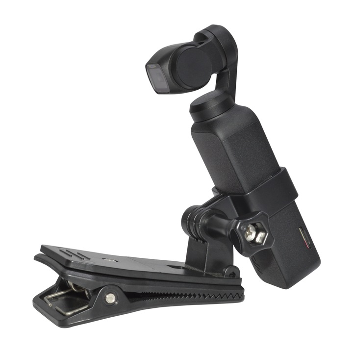 Clips marca THD pentru montarea la rucsac, centura a camerei DJI Osmo Pocket 2, DJI Osmo Action sau GoPro Hero