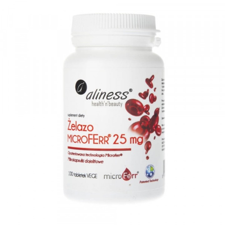 Aliness Organic Iron MicroFerr® 25 mg kapszula, 100 db