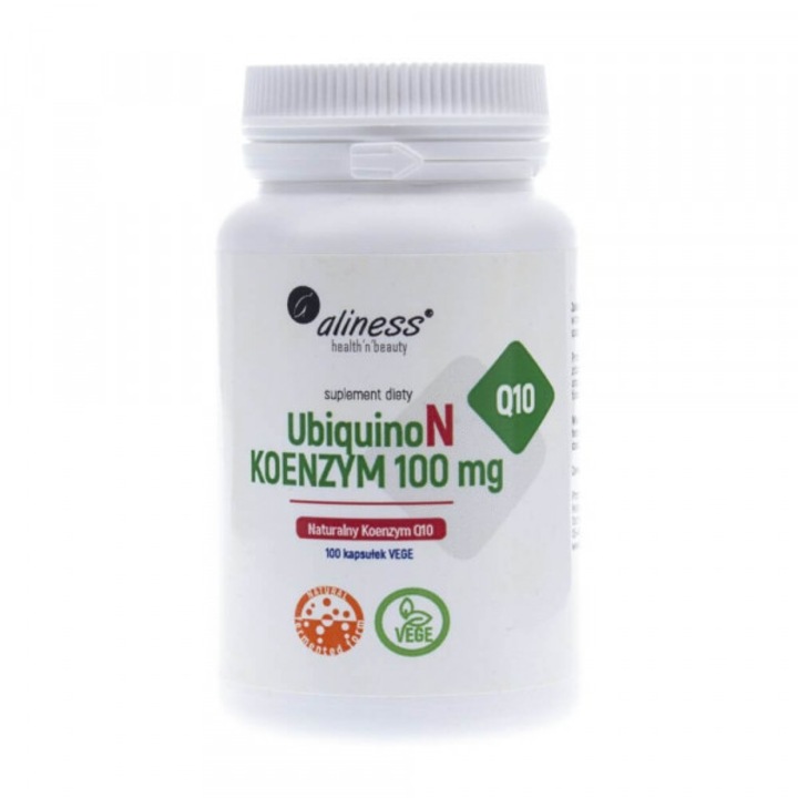 Aliness UbiquinoN Q10 természetes koenzim 100 mg kapszula, 100 db
