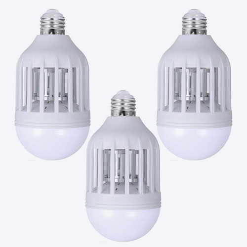 Set 3x Bec Led, GAIA, 9W Cu Lampa UV Anti-Tantari,Anti-Molii,Anti-Muste,Anti-Fluturi