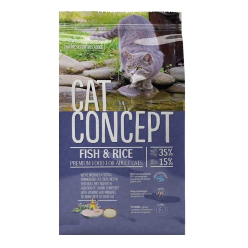 Hrana uscata premium pentru pisici Cat Concept cu peste 400g