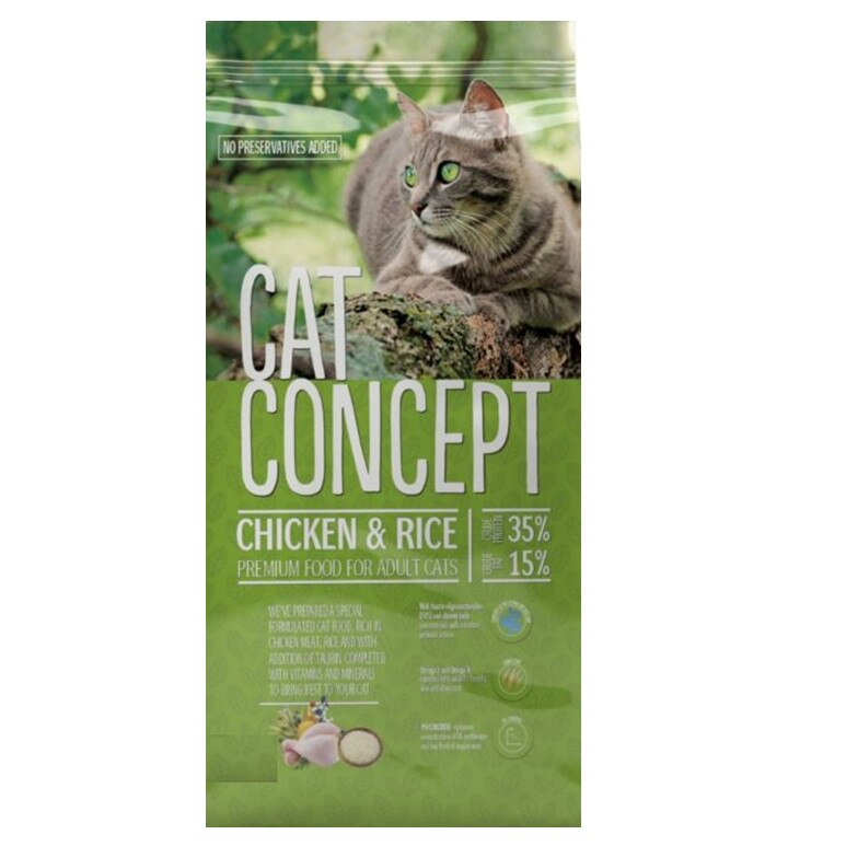 Hrana uscata premium pentru pisici Cat Concept cu pui 400 g