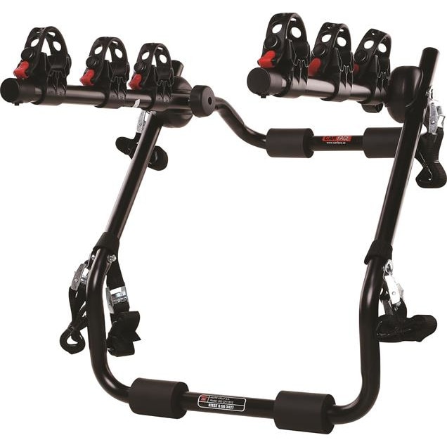 Suport auto 3 biciclete, cu prindere pe haion (Hatchback si Combi), Negru