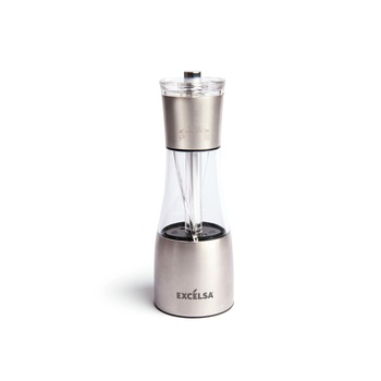 Rasnita manuala pentru sare si piper, Duo 2 in 1, Color Life, inox/plastic Rasnita manuala pentru sare si piper, Duo 2 in 1, Color Life, inox/plastic