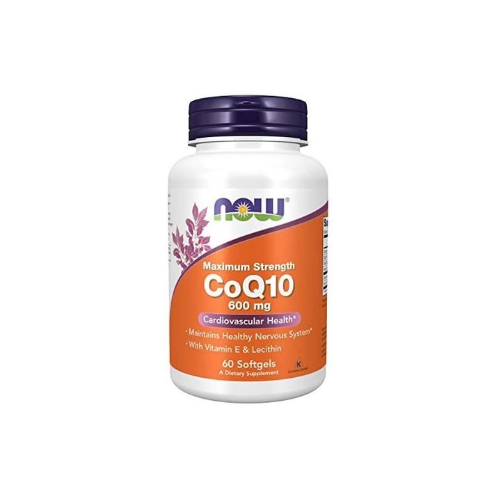 Now Foods Coenzima Q10 Super Forte 600mg 60 Capsule