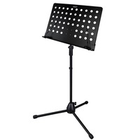 Stativ partitura, Metal, Negru, 88x132 cm