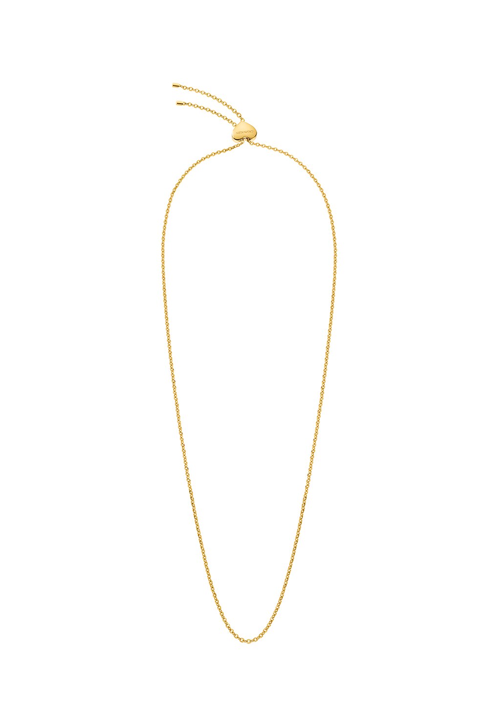 CALVIN KLEIN, Colier ajustabil din otel inoxidabil, Auriu