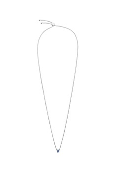 CALVIN KLEIN, Colier cu pandantiv decorat cu cristale, Argintiu CALVIN KLEIN, Colier cu pandantiv decorat cu cristale, Argintiu