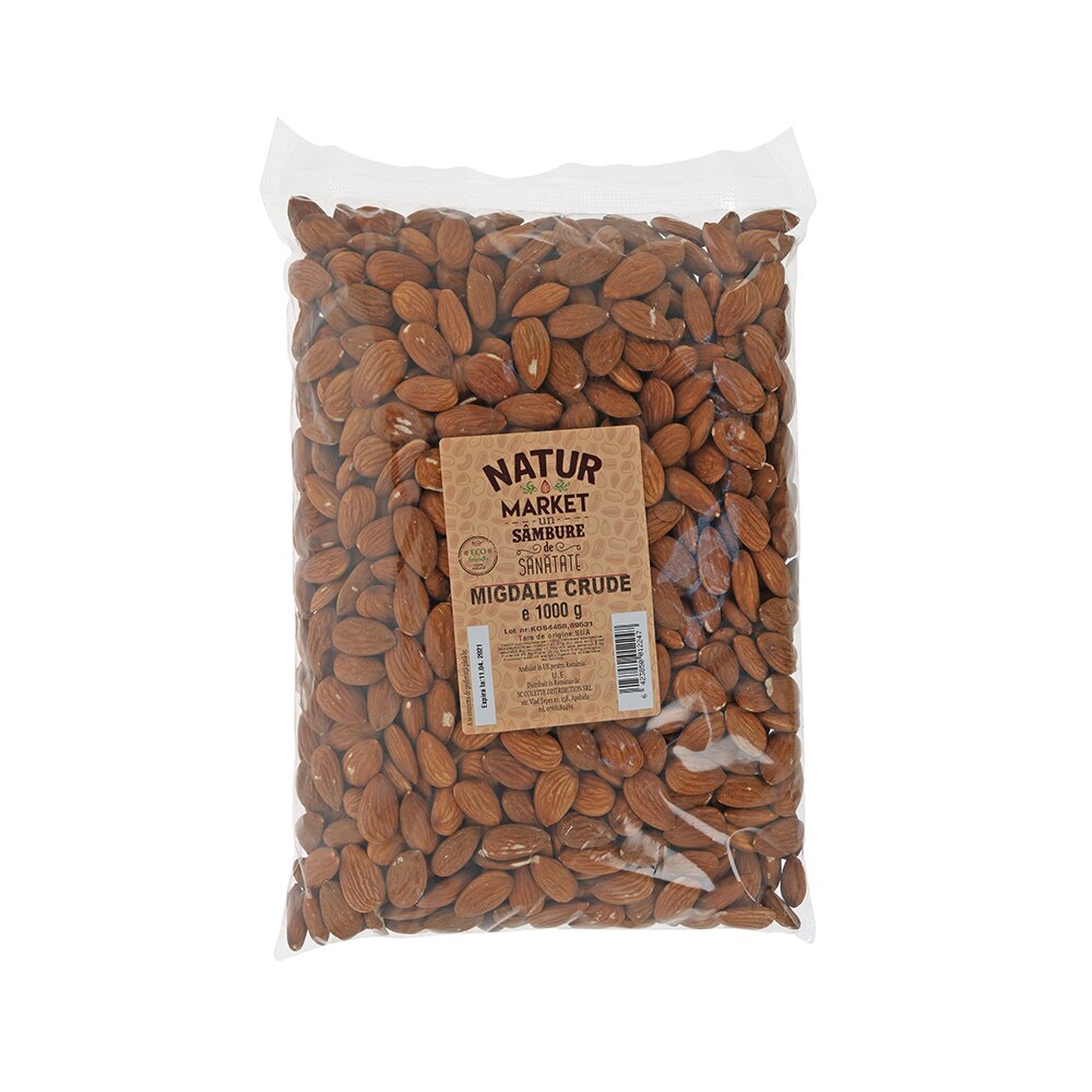 Migdale crude cu coaja 1kg