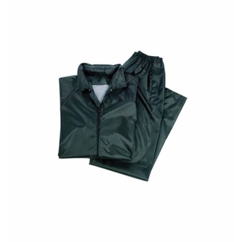 Costum profesional impermeabil pentru ploaie, 2 XL, verde 2XL Verde inchis Costum profesional impermeabil pentru ploaie, 2 XL, verde 2XL Verde inchis