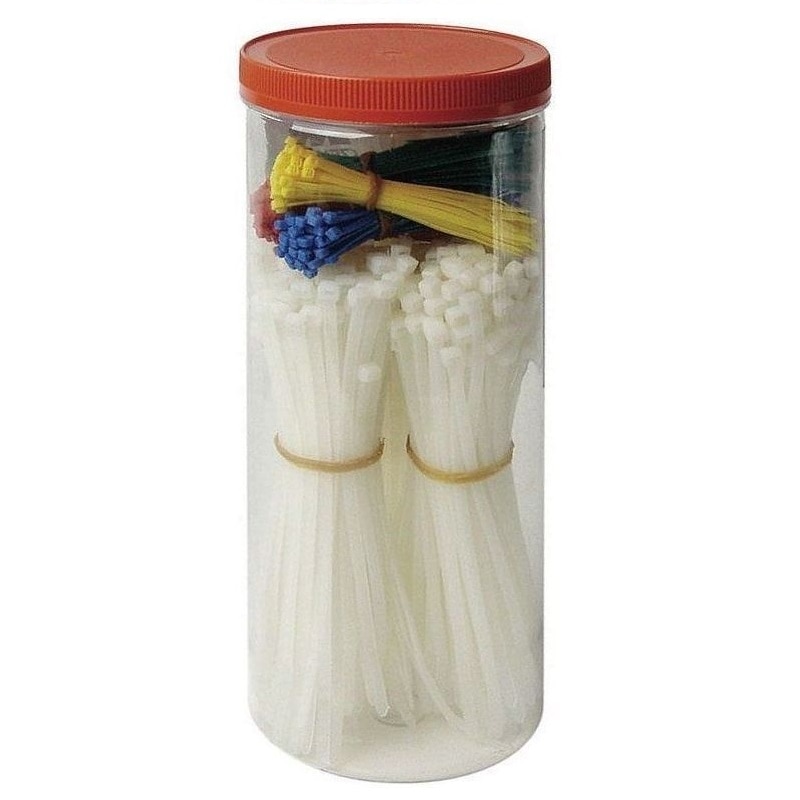 Coliere din plastic Mannesmann M13050, 300 buc