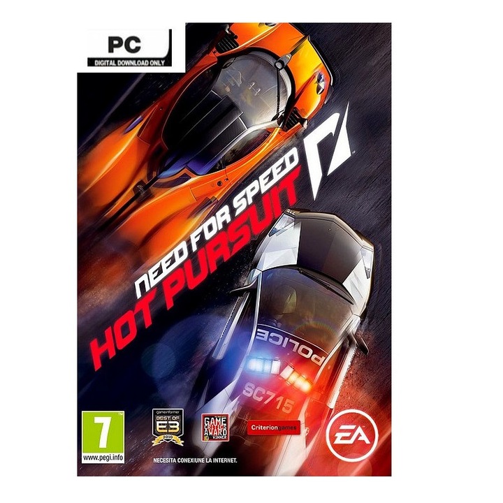 Игра Need for Speed Hot Pursuit за компютър, код за активиране на Origin