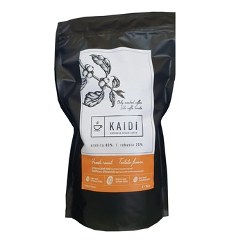 Cafea boabe Kaidi, 80 % Arabica, 20 % Robusta, 500 g Cafea boabe Kaidi, 80 % Arabica, 20 % Robusta, 500 g