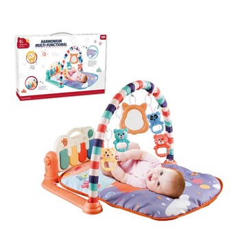Saltea de joaca muzicala interactiva Baby Piano 5 in 1, Fetite si Baieti Centru de activitati pentru bebelusi, Portocaliu AK5115 Saltea de joaca muzicala interactiva Baby Piano 5 in 1, Fetite si Baieti Centru de activitati pentru bebelusi, Portocaliu AK5115