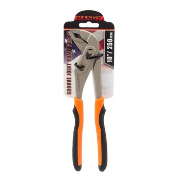 Cleste 45° pentru tevi Handy, Din otel crom-vanadiu HRC42-48 si cauciuc antiderapant, 25 cm, Negru/Portocaliu Cleste 45° pentru tevi Handy, Din otel crom-vanadiu HRC42-48 si cauciuc antiderapant, 25 cm, Negru/Portocaliu