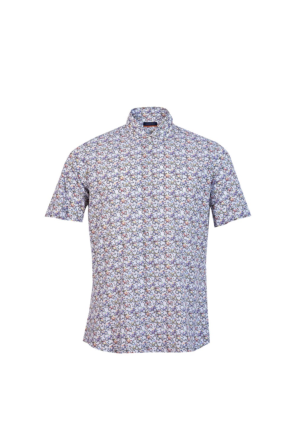 Stansfield, Camasa slim fit cu maneci scurte, Multicolora