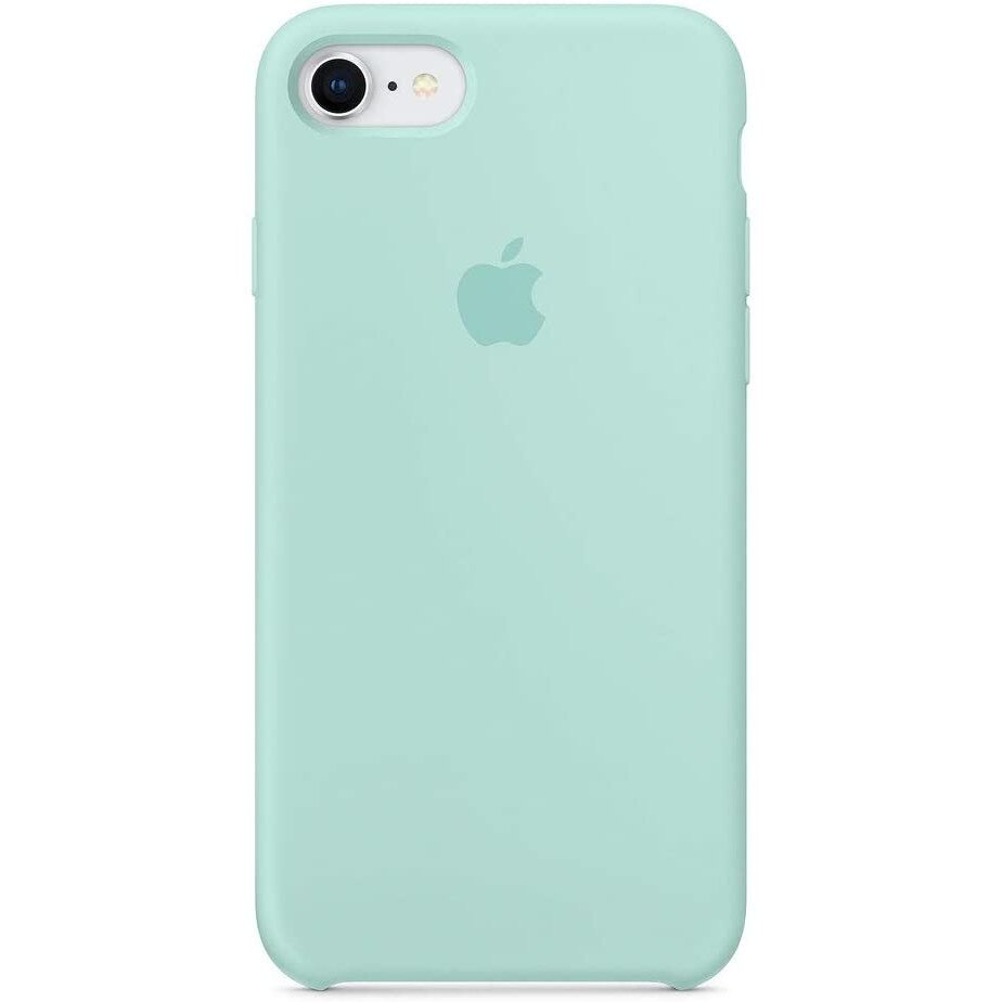 Husa de protectie Apple pentru iPhone 7 /iPhone 8 Silicon, Marine Green