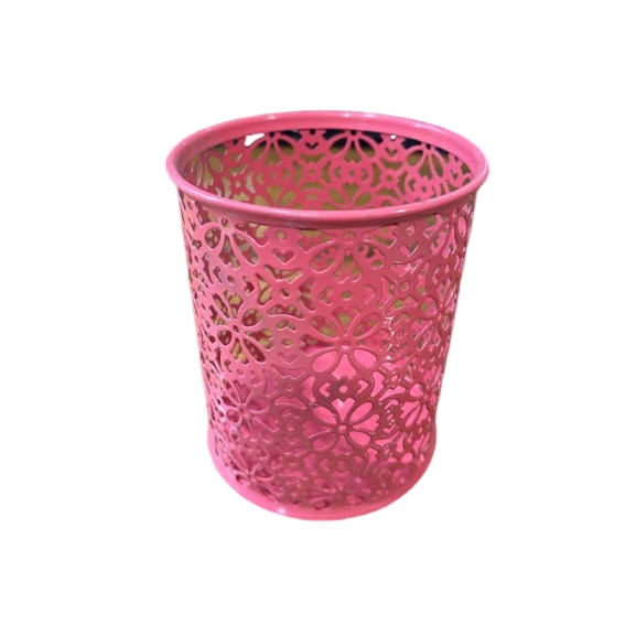 Suport metalic Vision, pentru pixuri, roz