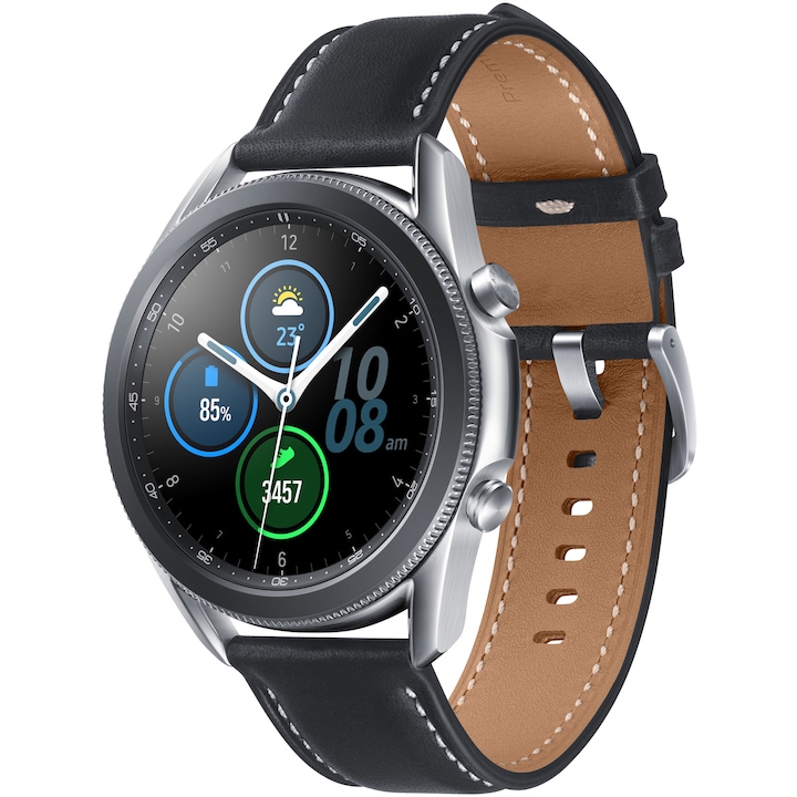 Samsung Galaxy Watch 3 Okosóra, 45mm, Misztikus Ezüst