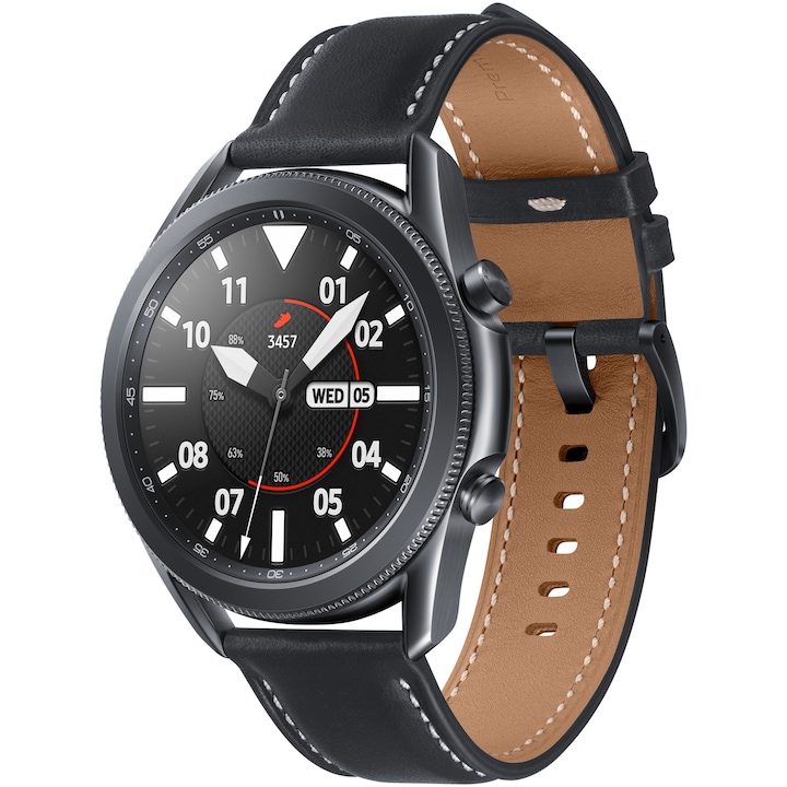 Samsung Galaxy Watch 3 Okosóra, 45mm, Misztikus Fekete