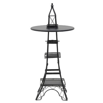 Masa metalica Turnul Eiffel, negru, 60 x 136 cm Masa metalica Turnul Eiffel, negru, 60 x 136 cm