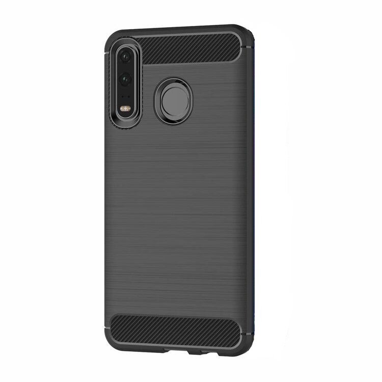 Husa de protectie Soho pentru Huawei P20 Lite, Silicon, Negru