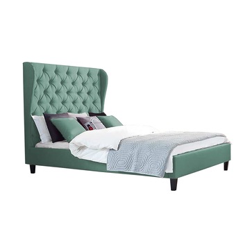 Pat tapitat Carla Verde mint, MobAmbient, cu tablie Chesterfield din catifea, somiera metalica rabatabila, lada de depozitare, pentru saltea 160 x 200 cm Pat tapitat Carla Verde mint, MobAmbient, cu tablie Chesterfield din catifea, somiera metalica rabatabila, lada de depozitare, pentru saltea 160 x 200 cm