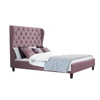 pat tapitat carla roz flamingo mobambient cu tablie chesterfield din catifea somiera metalica rabatabila lada de depozitare pentru saltea 160 x 200 cm imagen 54_0_
0