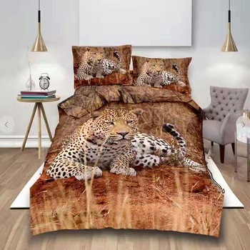Lenjerie de pat 3D digital print 4 piese, Pucioasa, Panther V2 Lenjerie de pat 3D digital print 4 piese, Pucioasa, Panther V2