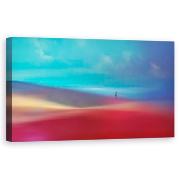 Tablou Canvas - Fata, Cer, Abstract, Peisaj, Colorat, Rosu, 60 x 120 cm Tablou Canvas - Fata, Cer, Abstract, Peisaj, Colorat, Rosu, 60 x 120 cm