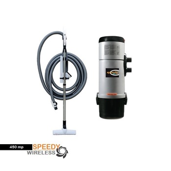 Aspirator centralizat Speedy 450 mp, on/off, set perii + furtun de 9 m, fara kit de instalare Aspirator centralizat Speedy 450 mp, on/off, set perii + furtun de 9 m, fara kit de instalare
