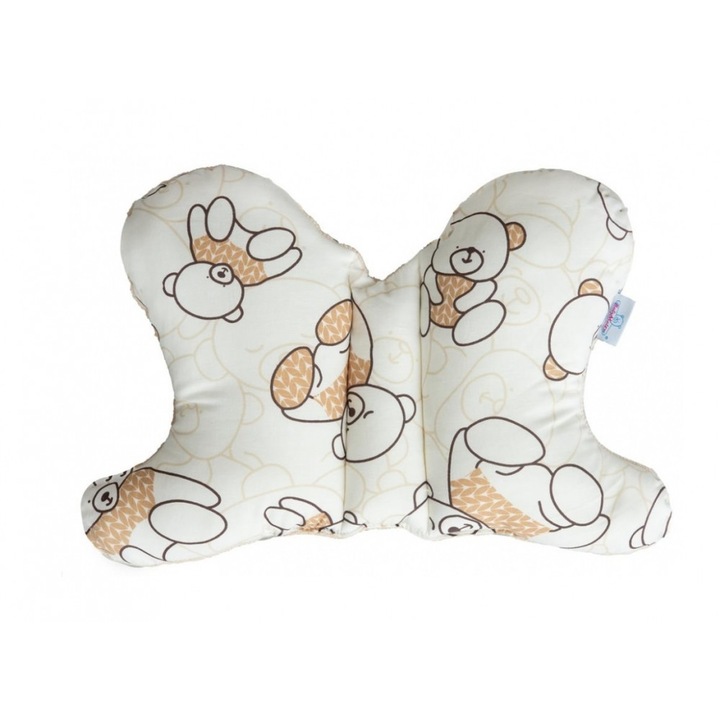 Perna suport pentru gat cu doua fete Baby Matex Butterfly 08