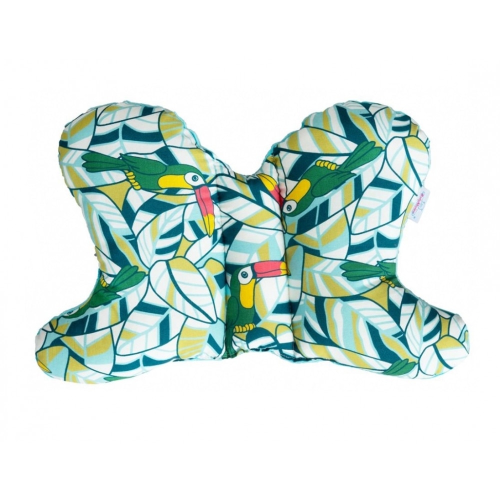 Perna suport pentru gat cu doua fete Baby Matex Butterfly 06