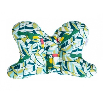 Perna suport pentru gat cu doua fete Baby Matex Butterfly 06 Perna suport pentru gat cu doua fete Baby Matex Butterfly 06