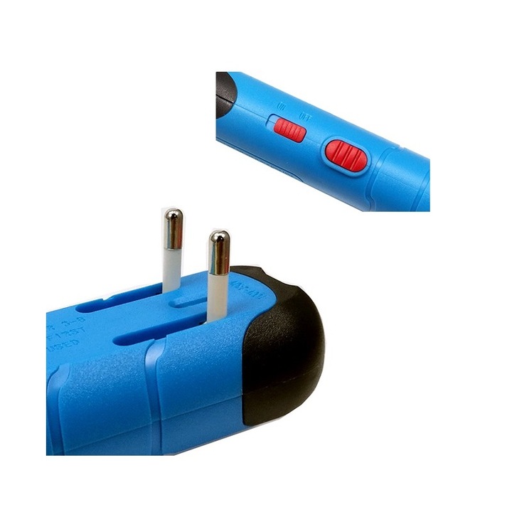 GECKO LTD-266 rovar elleni elektromos csapda, töltőaljzat, kék