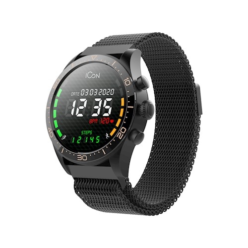 Smartwatch Forever AMOLED ICON AW-100 negru