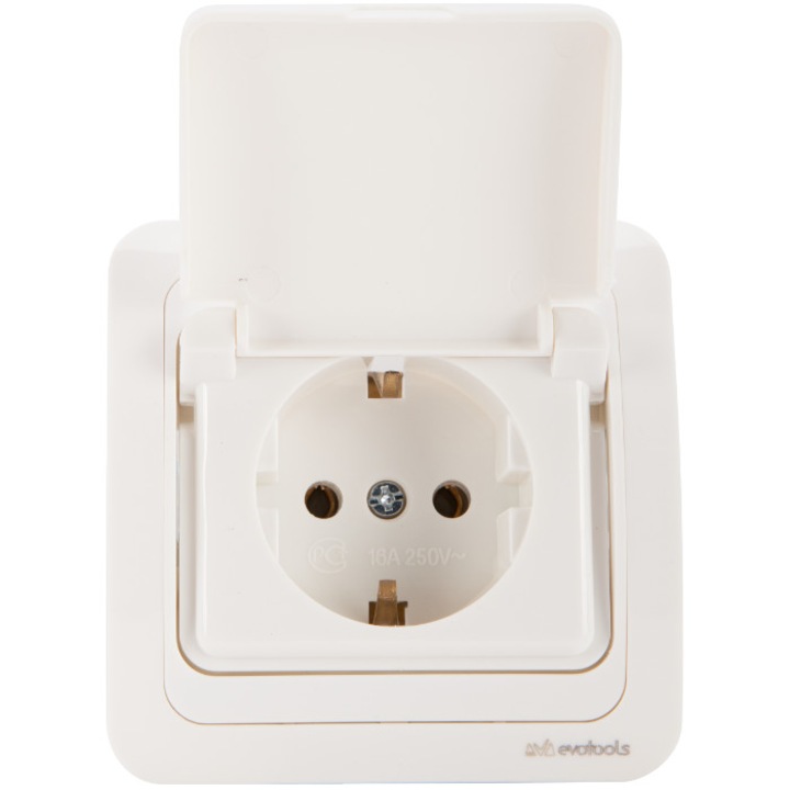 Priza cu Capac ST Schuko EvoTools