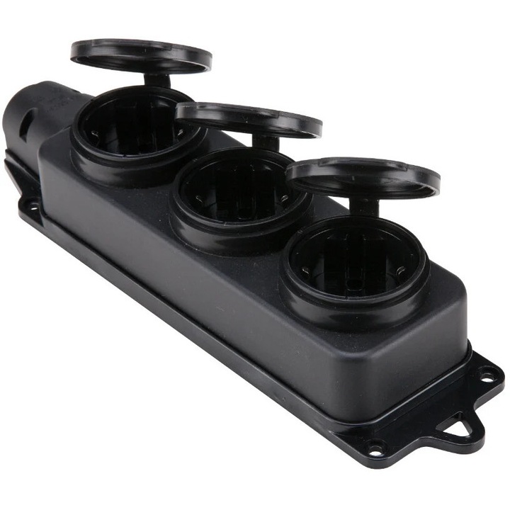 Schuko EvoTools Mobile Multiple Socket, 3 pozíció