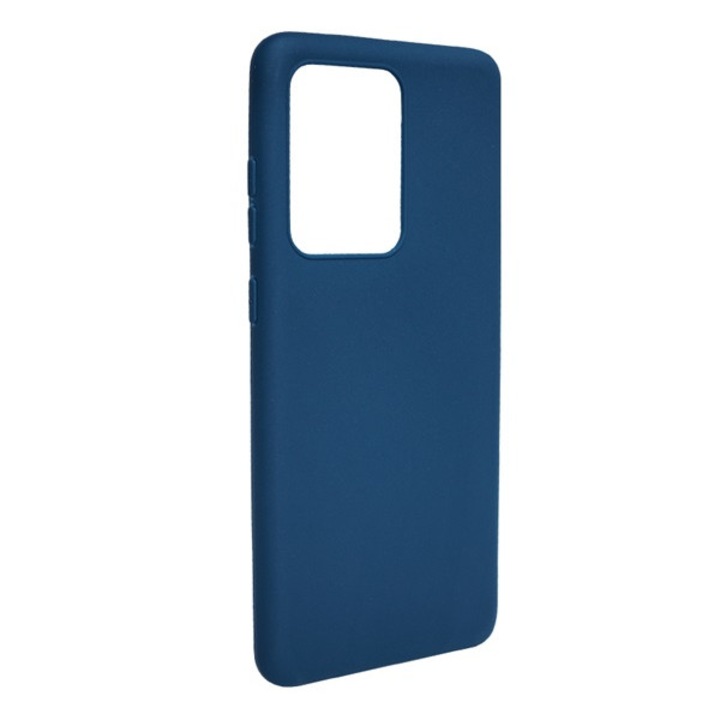 Gigapack szilikon mobiltelefon tok, matt, sötétkék, kompatibilis: Samsung Galaxy S20 Ultra 5G, SM-G988B, / Galaxy S20 Ultra, SM-G988F