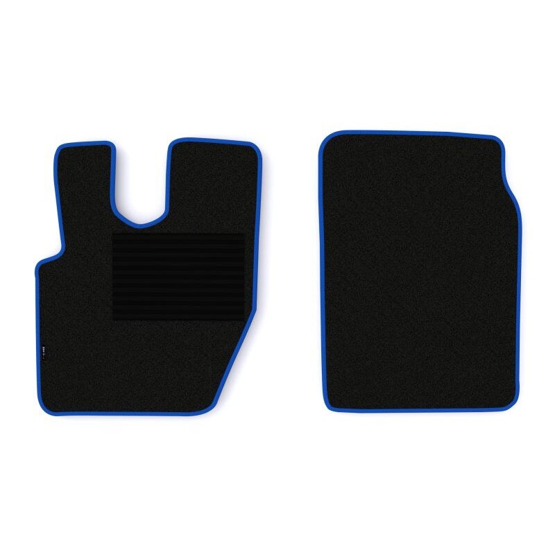 Set 2 covorase camion F-Core, velur, pentru IVECO EUROTECH MH, EUROTECH MP, EUROTECH MT, 1992+, Negru - Albastru