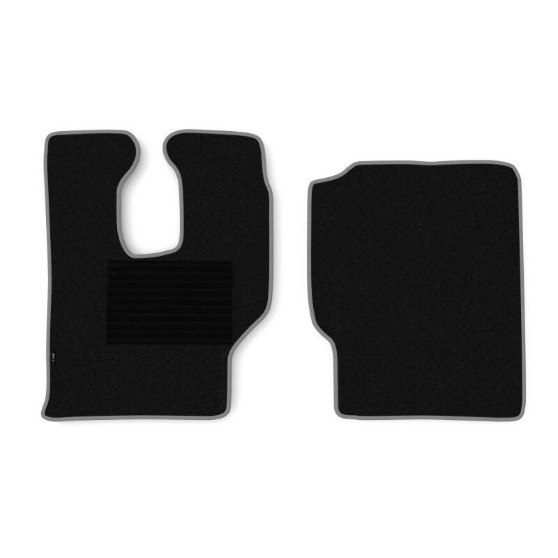 Set 2 covorase camion F-Core, velur, pentru MAN F 2000, 1994+ , Negru - Gri