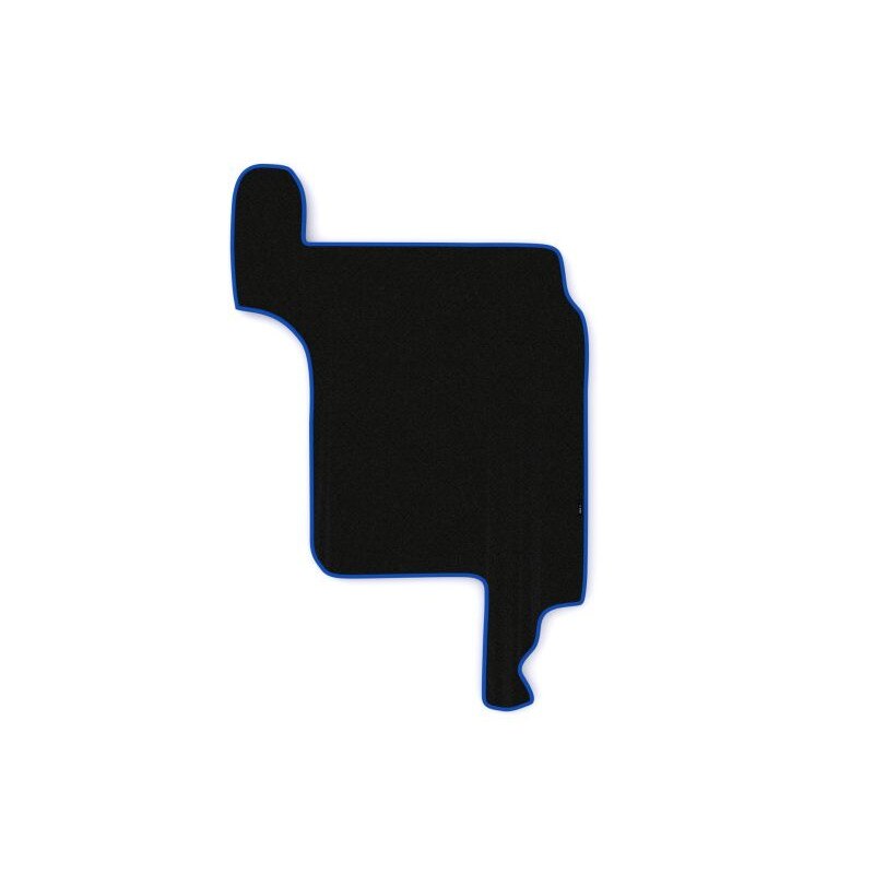 Covoras central cabina camion F-Core, velur, pentru MAN TGX, 2007+ , Negru - Albastru