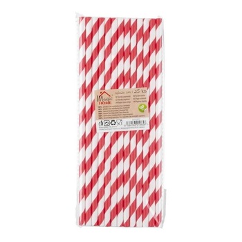 Set paie de hartie Strend Pro MagicHome Paper ECO, 25 buc/set, 6x197 mm, alb/rosu Set paie de hartie Strend Pro MagicHome Paper ECO, 25 buc/set, 6x197 mm, alb/rosu